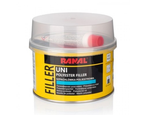 RANAL Uni - универсальная полиэфирная шпатлевка 0.5 кг
