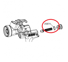 SATA Уплотнительное кольцо 9 х 1,5мм крышки штока воздушного клапана для SATAjet пистолетов