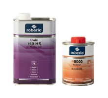 ROBERLO UNIX 150 HS Акриловый лак 1 л + P5000 отвердитель 0,5 л (комплект)