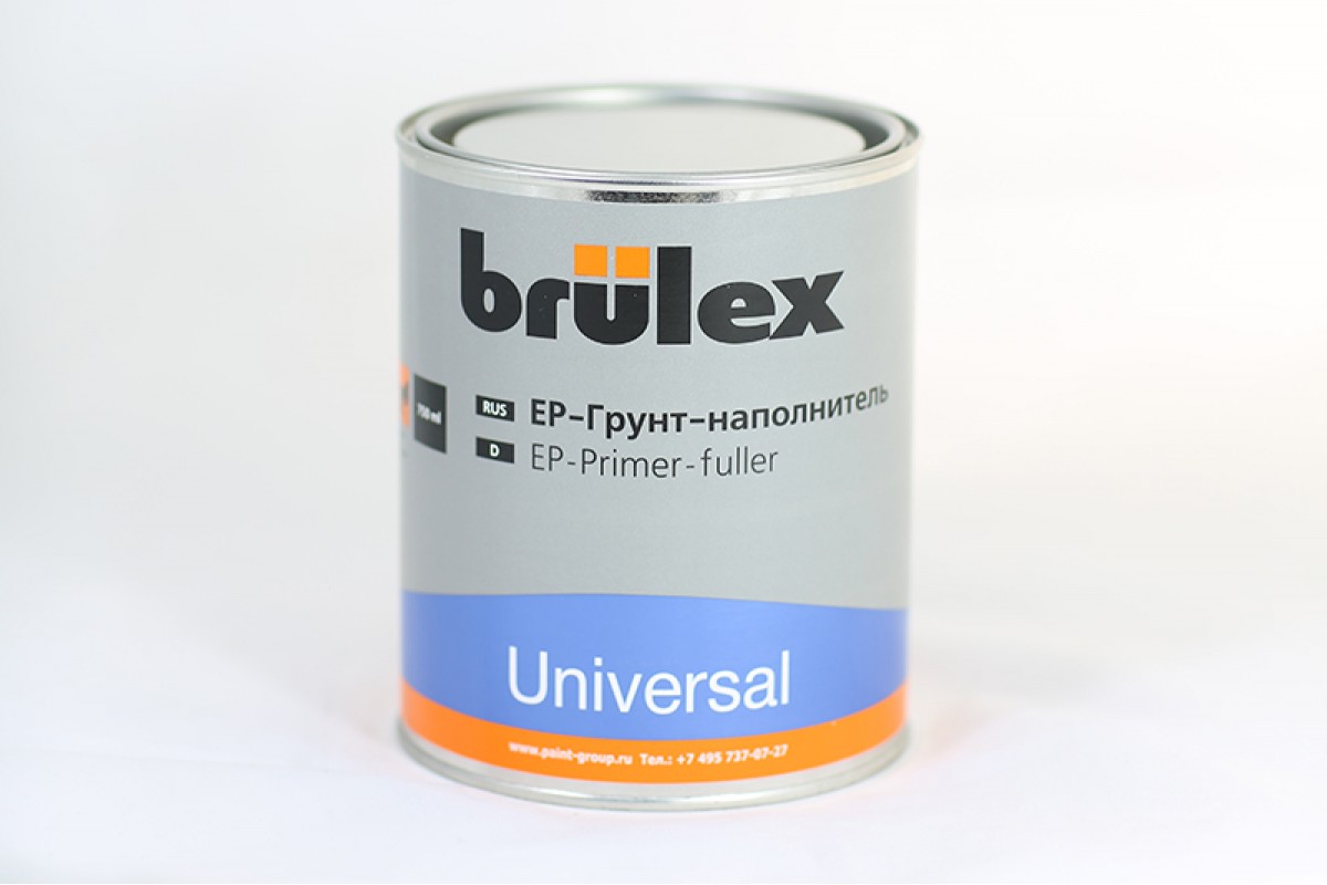 Brulex EP Universal наполнитель эпоксидный 0.75л + 0.25 активатор EP☛Купить  в Твери за 1873 Руб. ☛ И в интернет магазине Автокраски Тверь