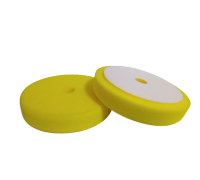 Полировальный круг FITTER, желтый универсальный с отверстием на липучке D-150 мм