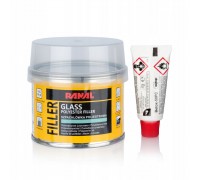 RANAL GLASS MICRO - полиэфирная стекловолоконная шпатлевка 0.5 кг
