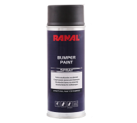 RANAL BUMPER - Структурная краска для бамперов черная аэрозоль 400 мл