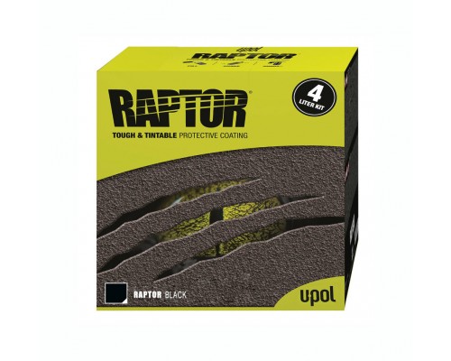 RAPTOR™ U-POL комплект чёрный, 3.8л.